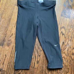 Women's Nike Black Running capri leggings Size S